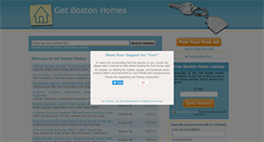 Desktop Screenshot of getbostonhomes.com